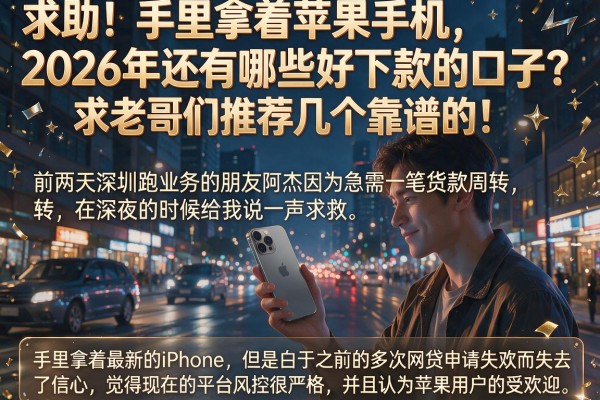 求助!手里拿着苹果手机,2026年还有哪些好下款的口子?求老哥们推荐几个靠谱的!