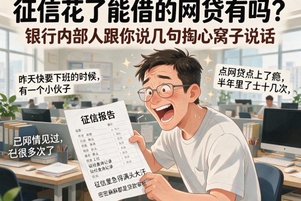 征信花了能借的网贷有吗？银行内部人跟你说几句掏心窝子的话