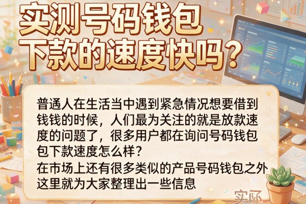 实测号码钱包下款的速度快吗？这几款备用金或许更靠谱