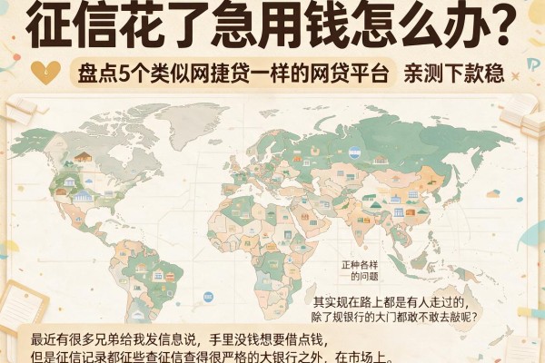 征信花了急用钱怎么办？盘点5个类似网捷贷一样的网贷平台，亲测下款稳