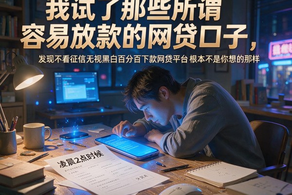 我试了那些所谓容易放款的网贷口子,发现不看征信无视黑白百分百下款网贷平台根本不是你想的那样
