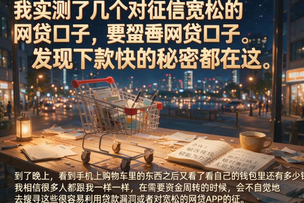 我实测了几个对征信宽松的网贷口子，发现下款快的秘密都在这