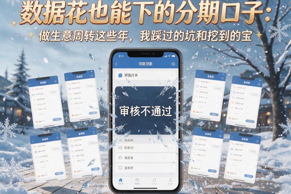 数据花也能下的分期口子：做生意周转这些年，我踩过的坑和挖到的宝