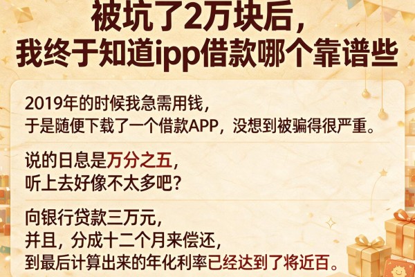 被坑了2万块后，我终于知道app借款哪个靠谱些