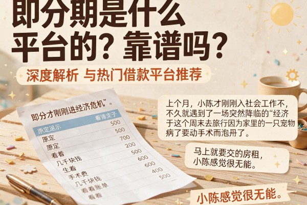 即分期是什么平台的？靠谱吗？深度解析与热门借款平台推荐