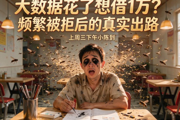 大数据花了想借1万？频繁被拒后的真实出路
