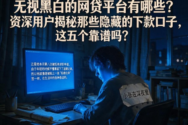 无视黑白的网贷平台有哪些？资深用户揭秘那些隐藏的下款口子，这五个靠谱吗？