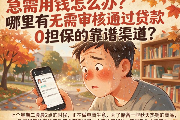 急需用钱怎么办？哪里有无需审核通过贷款0担保的靠谱渠道？这篇攻略为你揭秘