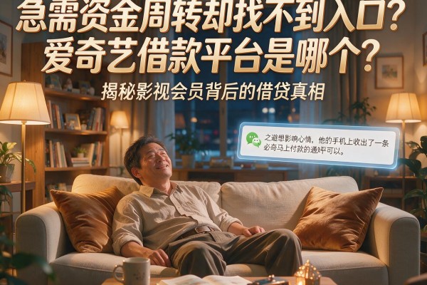 急需资金周转却找不到入口？爱奇艺借款平台是哪个？揭秘影视会员背后的借贷真相