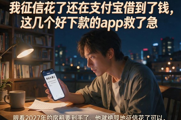 我征信花了还在支付宝借到了钱，这几个好下款的app救了急