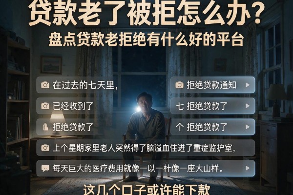 贷款老是被拒怎么办？盘点贷款老拒绝有什么好的平台，这几个口子或许能下款