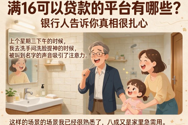 满16可以贷款的平台有哪些？银行人告诉你真相很扎心