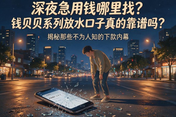 深夜急用钱哪里找？钱贝贝系列放水口子真的靠谱吗？揭秘那些不为人知的下款内幕