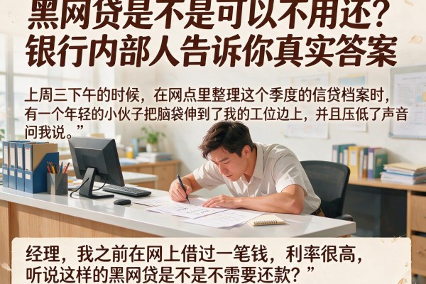 黑网贷是不是可以不用还？银行内部人告诉你真实答案