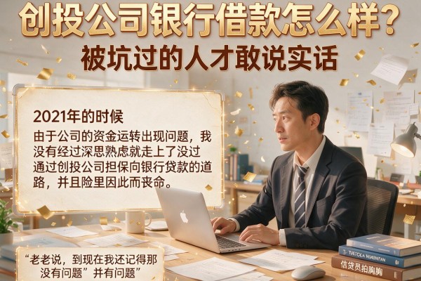 创投公司银行借款怎么样？被坑过的人才敢说实话
