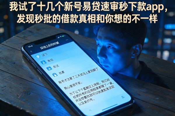 我试了十几个新号易贷速审秒下款app，发现秒批的借款真相和你想的不一样