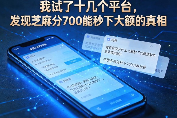 我试了十几个平台，发现芝麻分700能秒下大额的真相