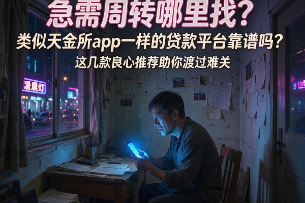 急需周转哪里找？类似天金所app一样的贷款平台靠谱吗？这几款良心推荐助你渡过难关