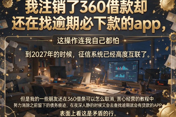 我注销了360借款却还在找逾期必下款的app，这操作连我自己都怕