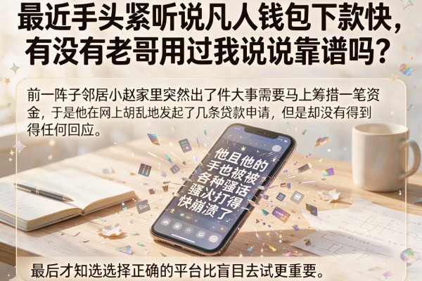 最近手头紧听说凡人钱包下款快，有没有老哥用过来说说靠谱吗？