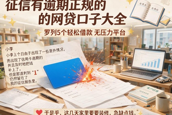 征信有逾期正规的网贷口子大全，罗列5个轻松借款无压力平台