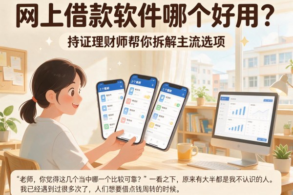 网上借款软件哪个好用?持证理财师帮你拆解主流选项