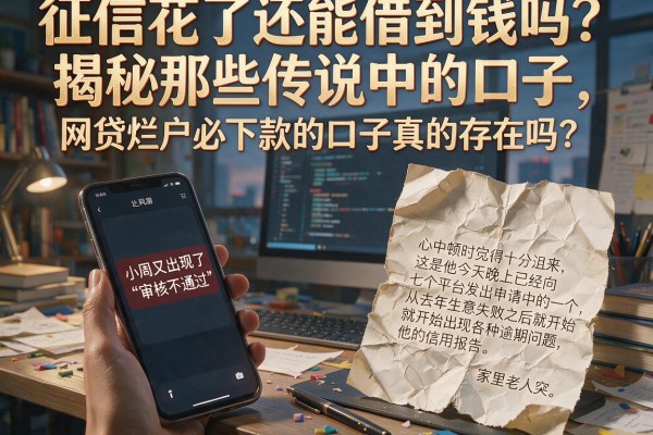 征信花了还能借到钱吗？揭秘那些传说中的口子，网贷烂户必下款的口子真的存在吗？