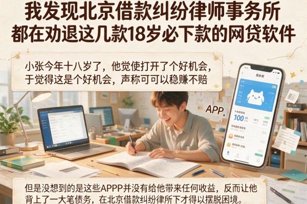我发现北京借款纠纷律师事务所都在劝退这几款18岁必下款的网贷软件