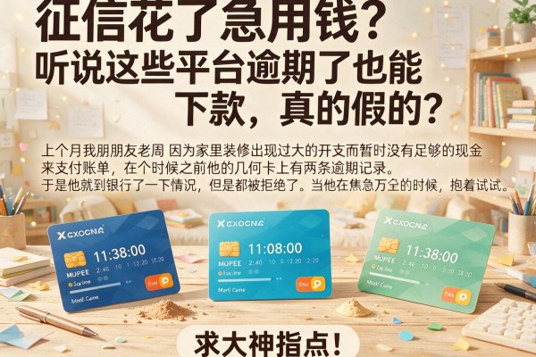 征信花了急用钱？听说这些平台逾期了也能下款，真的假的？求大神指点！
