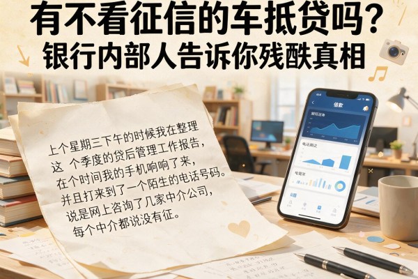 有不看征信的车抵贷吗？银行内部人告诉你残酷真相