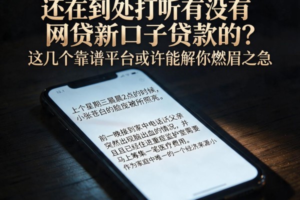 还在到处打听有没有网贷新口子贷款的？这几个靠谱平台或许能解你燃眉之急