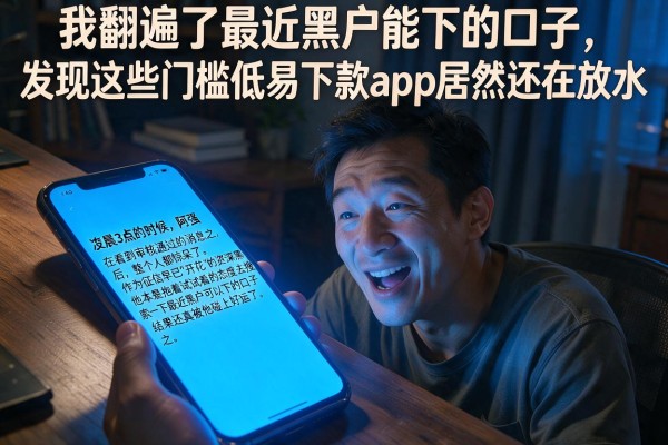 我翻遍了最近黑户能下的口子,发现这些门槛低易下款app居然还在放水