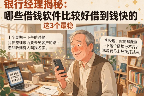 银行经理揭秘：哪些借钱软件比较好借到钱快的，这3个最稳