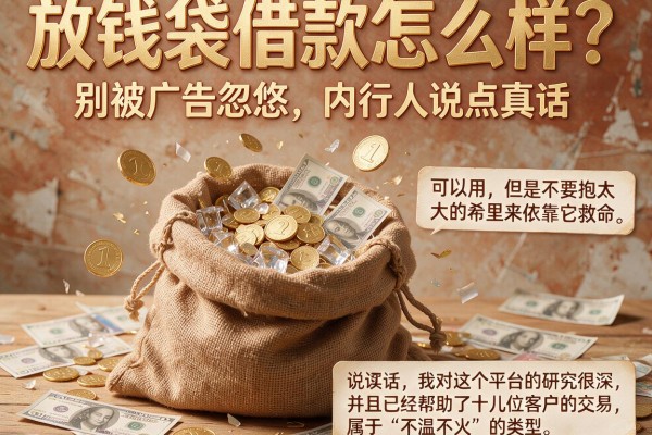 放钱袋借款怎么样？别被广告忽悠，内行人说点真话