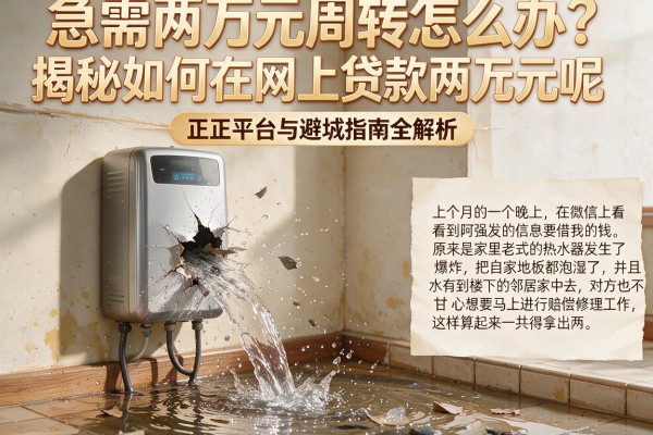 急需两万元周转怎么办？揭秘如何在网上贷款两万元呢，正规平台与避坑指南全解析