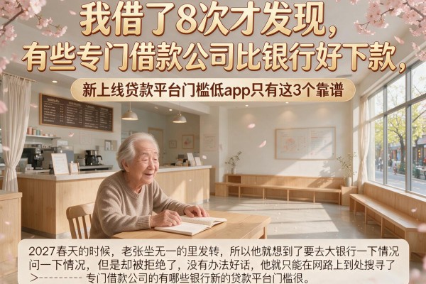 我借了8次才发现，有些专门借款公司比银行好下款，新上线贷款平台门槛低app只有这3个靠谱