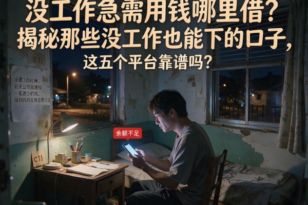 没工作急需用钱哪里借？揭秘那些没工作也能下的口子，这五个平台靠谱吗？