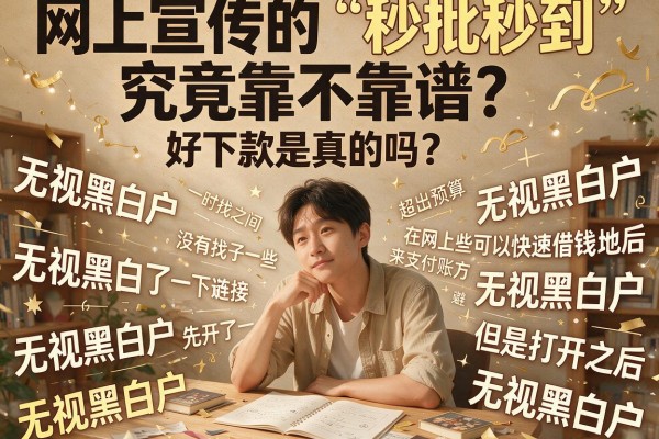 网上宣传的“秒批秒到”究竟靠不靠谱？好下款是真的吗？深度解析助你避坑