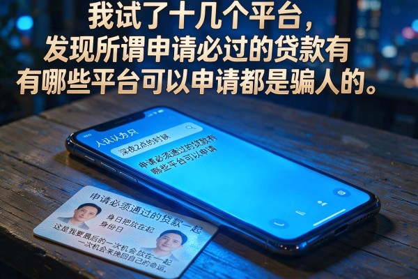 我试了十几个平台，发现所谓申请必过的贷款有哪些平台可以申请都是骗人的