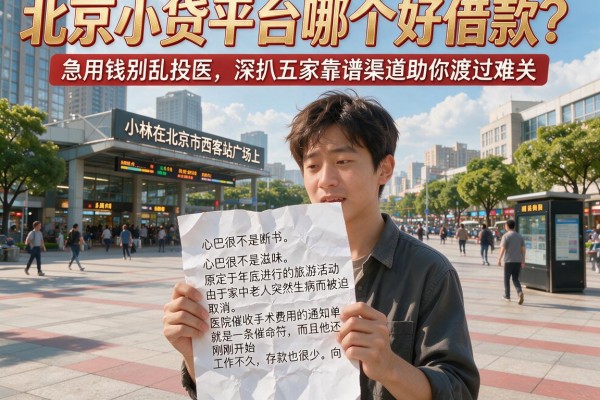 北京小贷平台哪个好借款？急用钱别乱投医，深扒五家靠谱渠道助你渡过难关