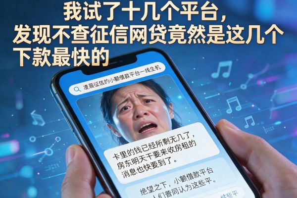 我试了十几个平台，发现不查征信下款最快的网贷竟然是这几个
