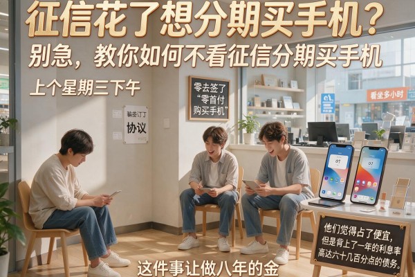 征信花了想分期买手机？别急，教你如何不看征信分期买手机