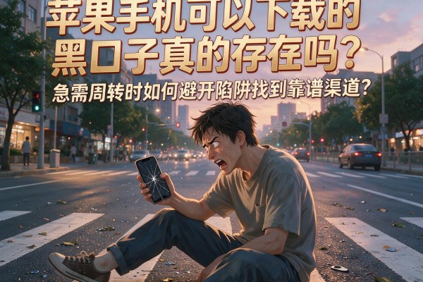 苹果手机可以下载的黑口子真的存在吗？急需周转时如何避开陷阱找到靠谱渠道？