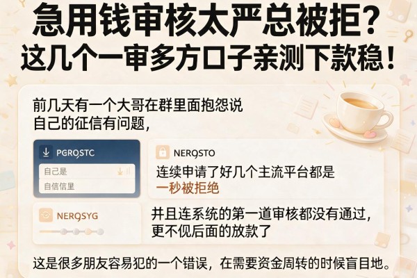 急用钱审核太严总被拒？这几个一审多方口子亲测下款稳！