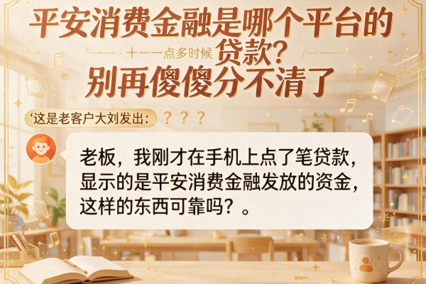 平安消费金融是哪个平台的贷款？别再傻傻分不清了