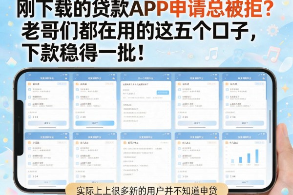 刚下载的贷款APP申请总被拒？老哥们都在用的这五个口子，下款稳得一批！