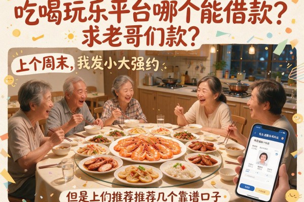 吃喝玩乐平台哪个能借款？求老哥们推荐几个靠谱口子