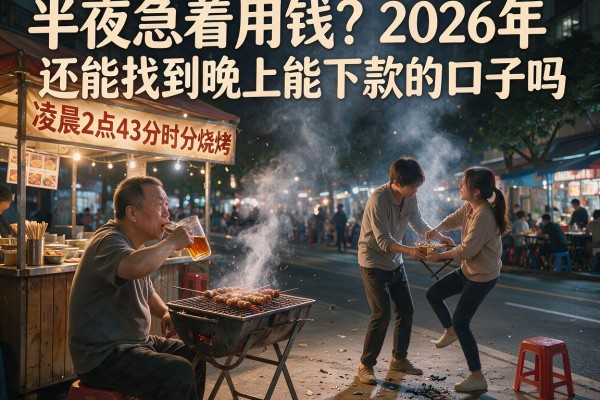 半夜急着用钱？2026年还能找到晚上能下款的口子吗