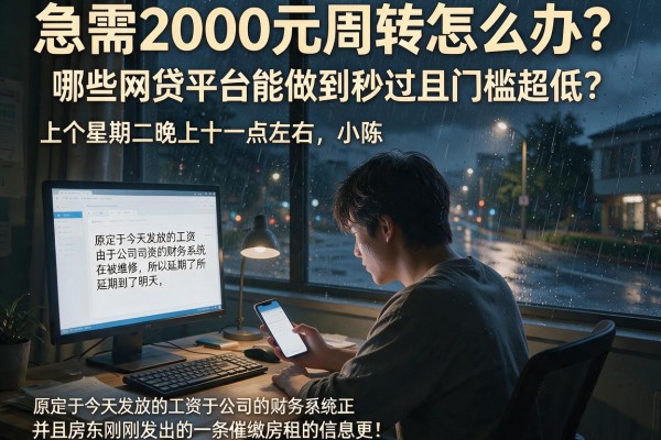 急需2000元周转怎么办？哪些网贷平台能做到秒过且门槛超低？