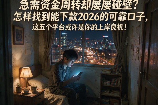 急需资金周转却屡屡碰壁？怎样找到能下款2026的可靠口子，这五个平台或许是你的上岸良机！